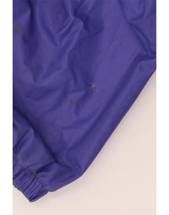 Jaqueta corta-vento masculina K-WAY UK 38 poliamida colorblock roxo médio