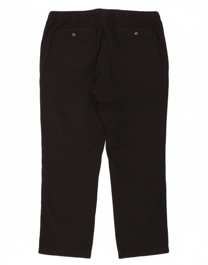 Calça chino reta masculina ORVIS W42 L28 algodão preto