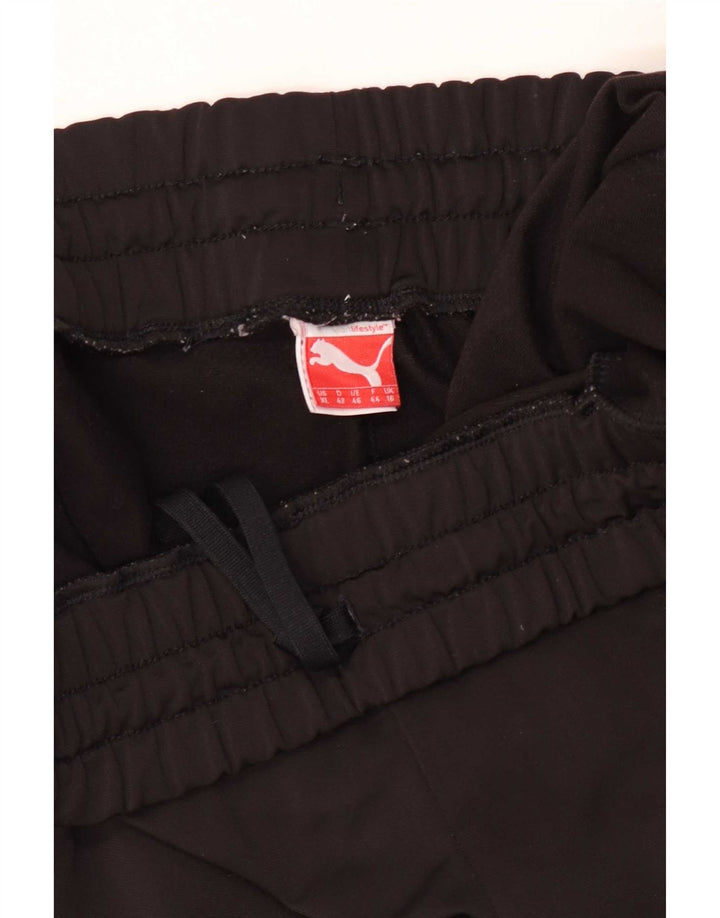 Calça de treino feminina Puma UK 16 grande preta