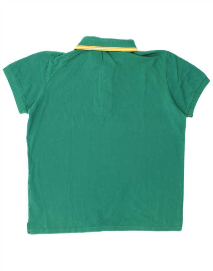 Camisa polo masculina Kappa algodão verde médio