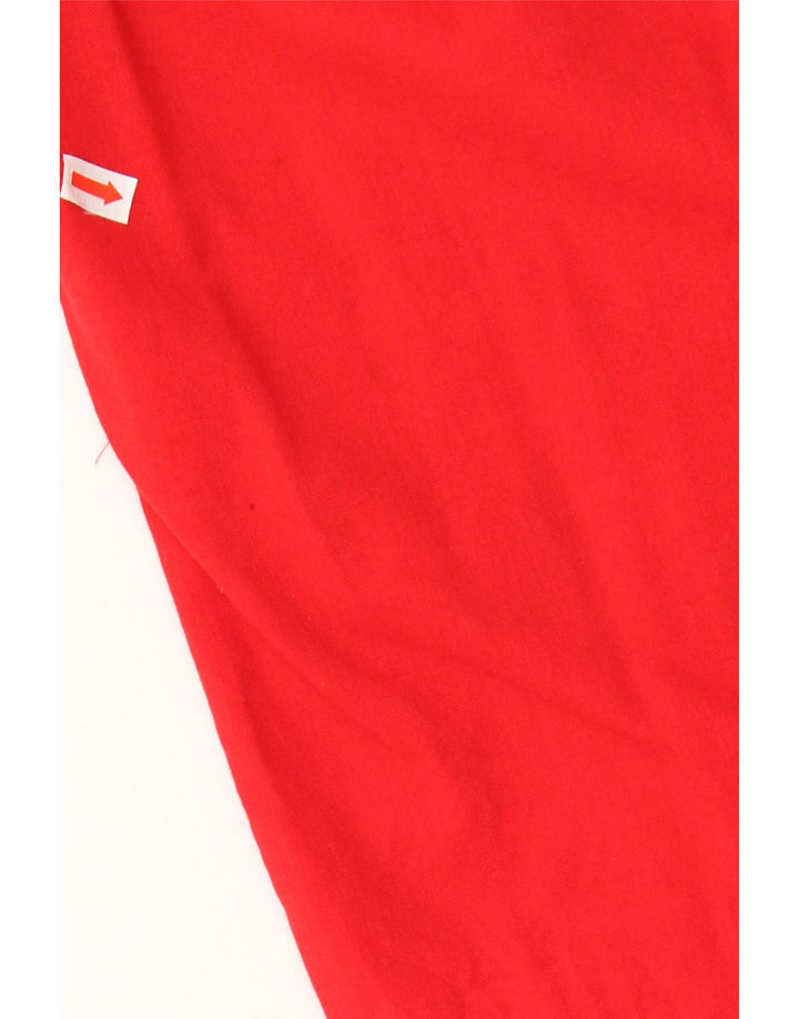 BALL ON Mens Shirt Medium Red Cotton Vintage Ball On and Second-Hand Ball On from Messina Hembry 