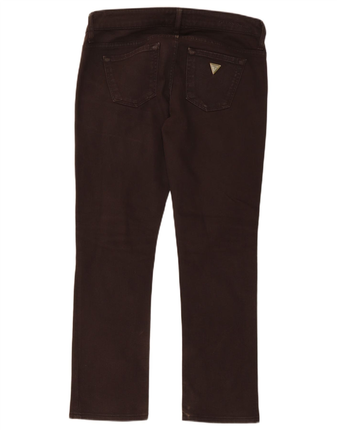 Guess Jeans Slim Feminino W29 L27 Algodão Marrom