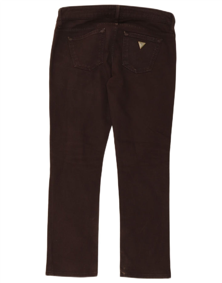Guess Jeans Slim Feminino W29 L27 Algodão Marrom