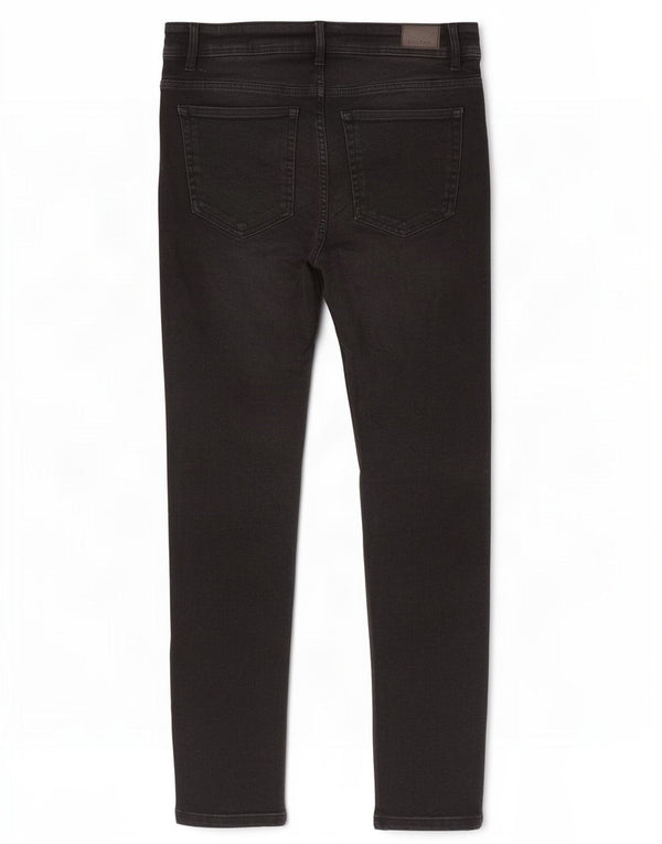 Zara Mens Skinny Jeans EU 42 Grande W32 L30 Algodão Preto