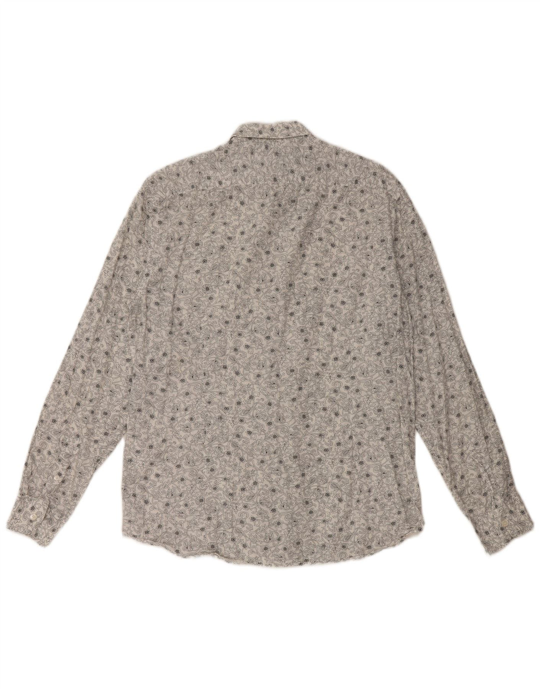 Camisa masculina TED BAKER tamanho 3 algodão floral branco médio