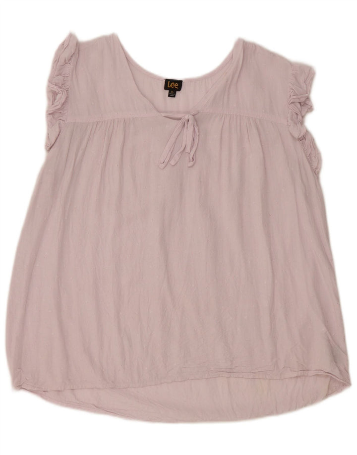 Blusa feminina Lee UK 18 XL viscose rosa