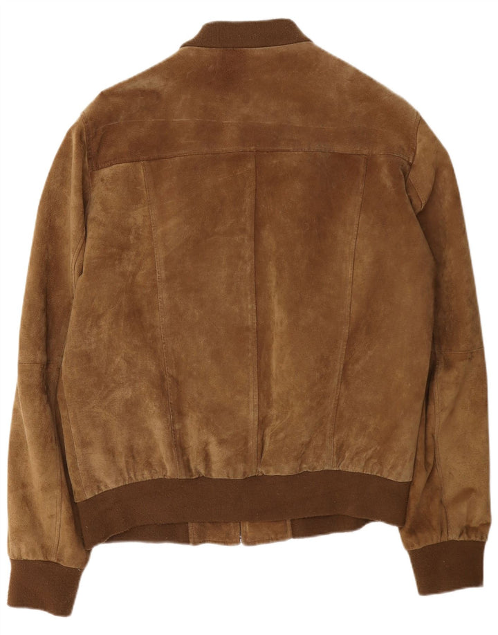 Jaqueta bomber masculina de camurça Conbipel IT 54 XL marrom