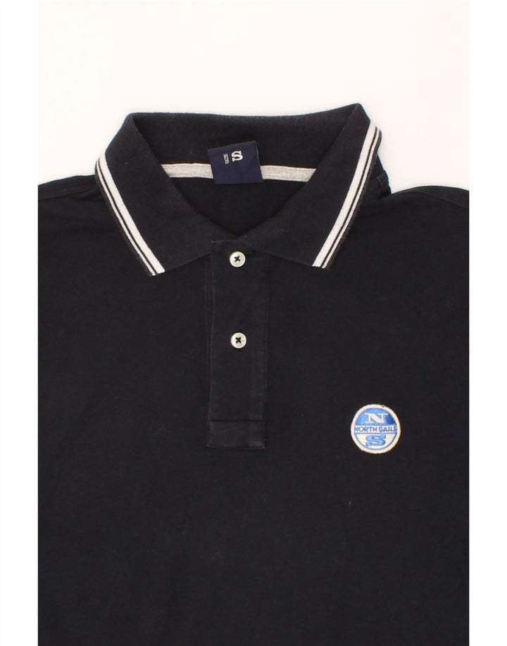 NORTH SAILS Mens Polo Shirt Small Navy Blue Cotton Vintage North Sails and Second-Hand North Sails from Messina Hembry 