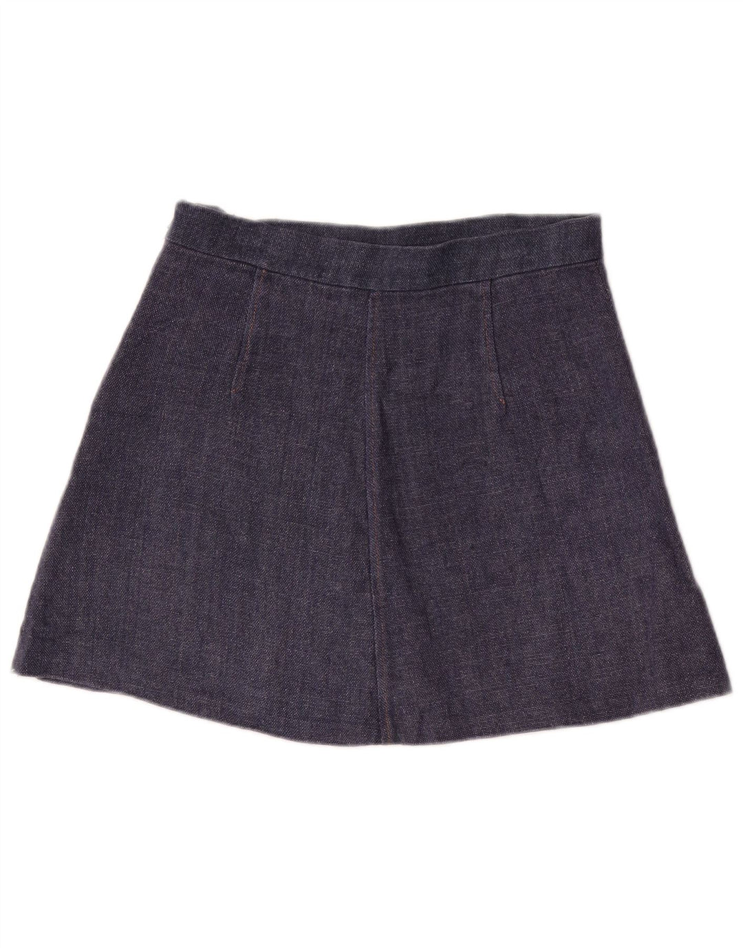 Mini saia feminina Zara médio W28 azul