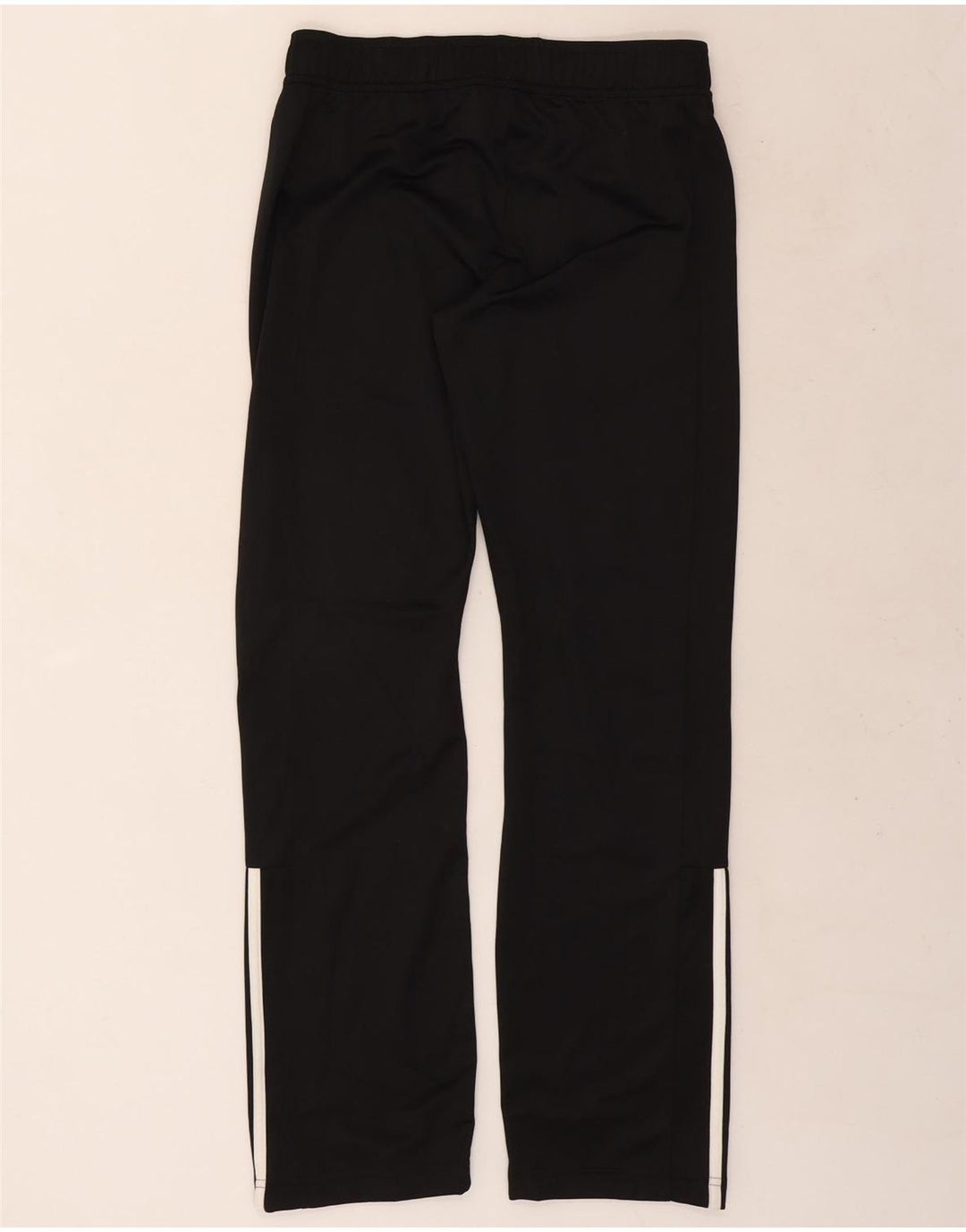 Calça de treino feminina Adidas UK 8/10 pequena poliéster preto