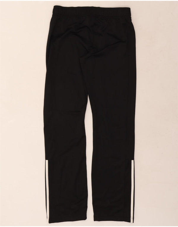 Calça de treino feminina Adidas UK 8/10 pequena poliéster preto