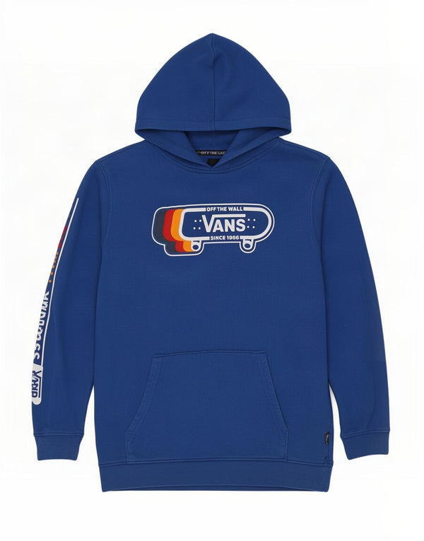 Vans Meninos Graphic Hoodie Jumper 14-15 Anos XL Azul Algodão