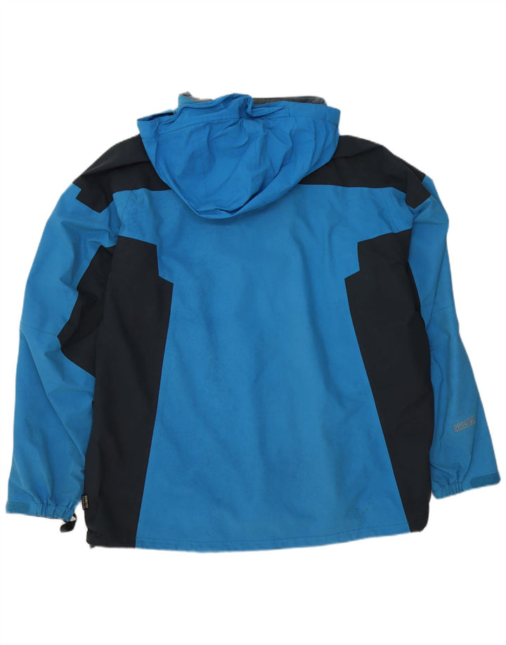 Jaqueta de chuva masculina Sprayway com capuz UK 44 2XL azul Colourblock poliamida