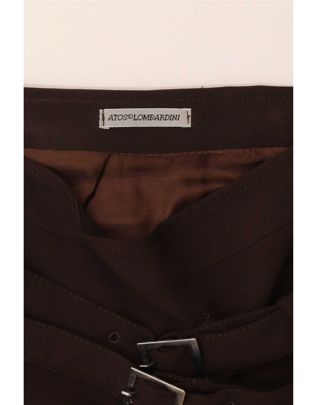 Saia feminina Atos Lombardini W30 médio marrom