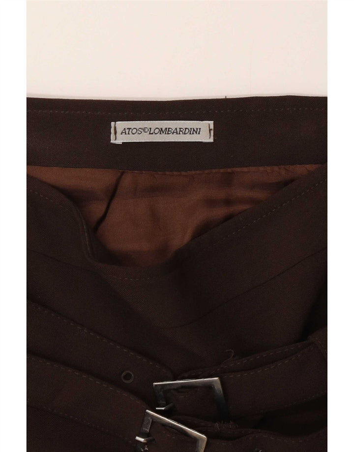 Saia feminina Atos Lombardini W30 médio marrom
