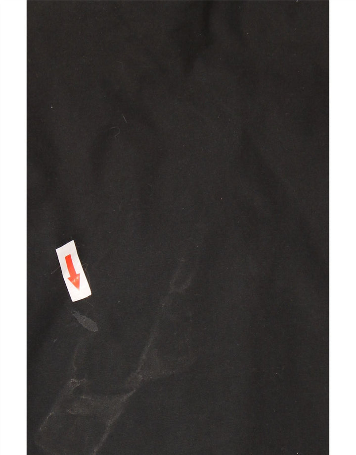 Jaqueta corta-vento masculina Levi's com capuz UK 38 poliéster preto médio