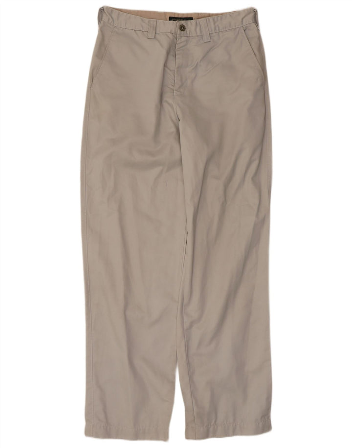 Calças Dockers masculinas retas Chino W31 L32 cinza