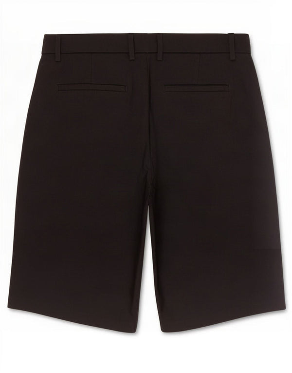 Zara Mens Chino Shorts EU 40 Médio W31 Algodão Preto