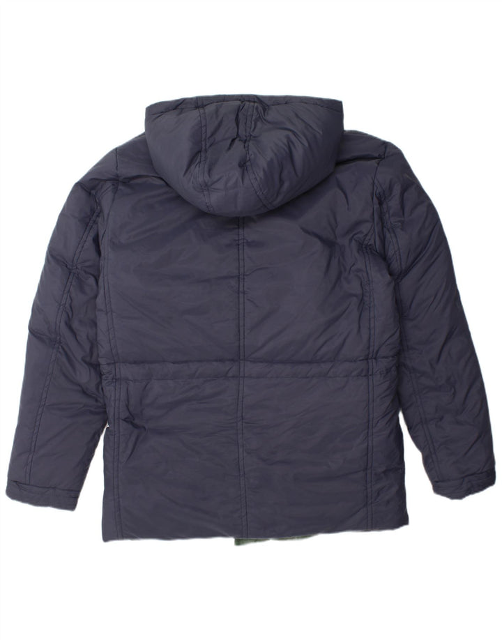 Jaqueta acolchoada reversível com capuz masculino CMP IT 50 grande azul marinho