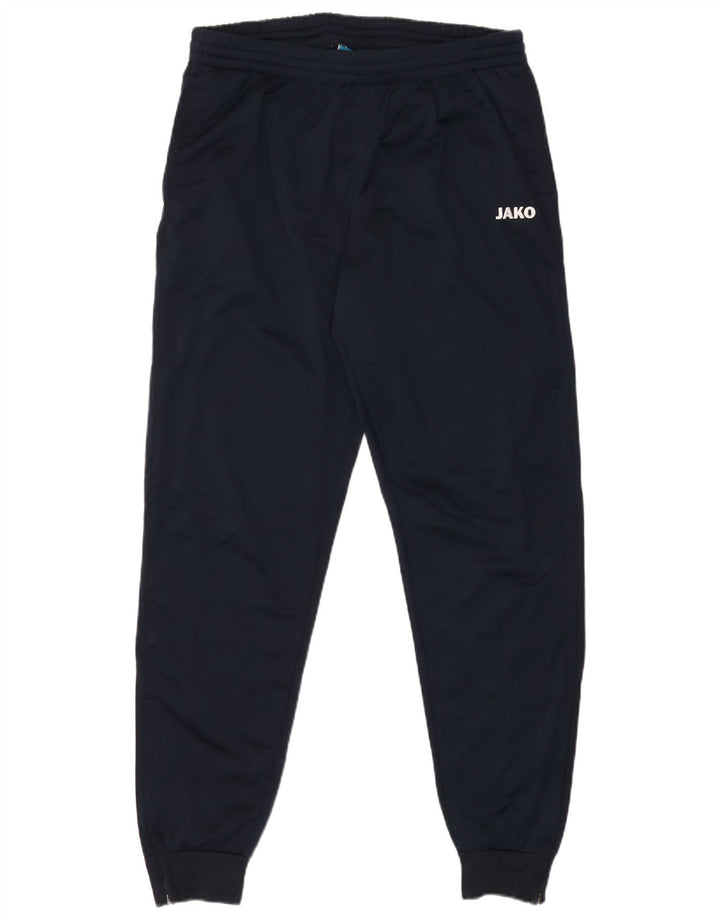 Calça de treino masculina JAKO Joggers grande poliéster azul marinho