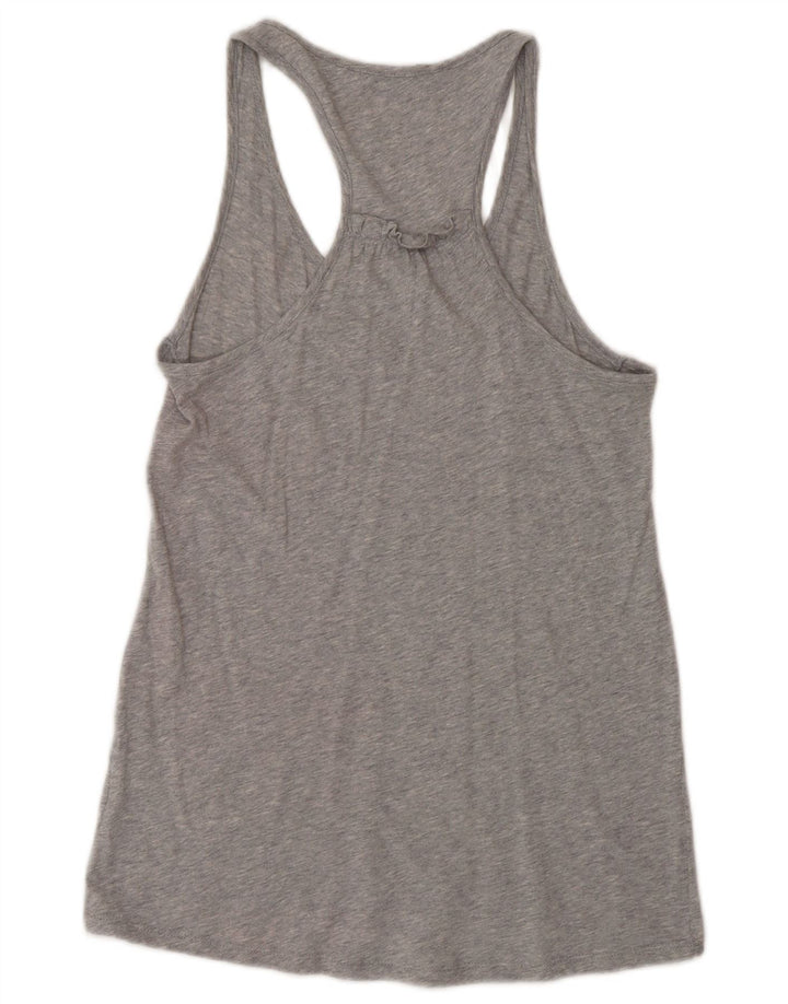 Colete feminino Benetton UK 12 cinza médio manchado