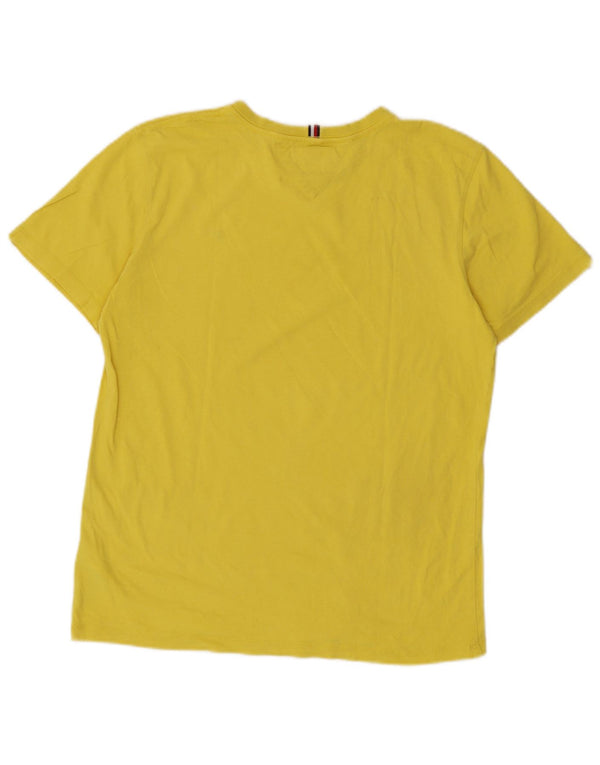 Camiseta Tommy Hilfiger Meninos 15-16 Anos Algodão Amarelo