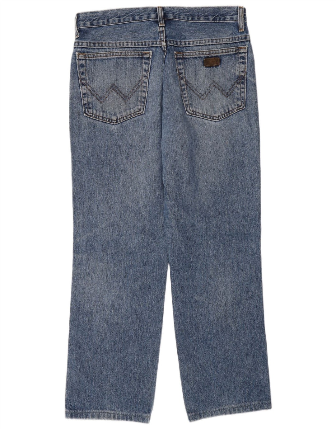 Wrangler Masculino Texas Straight Jeans W32 L27 Azul Algodão