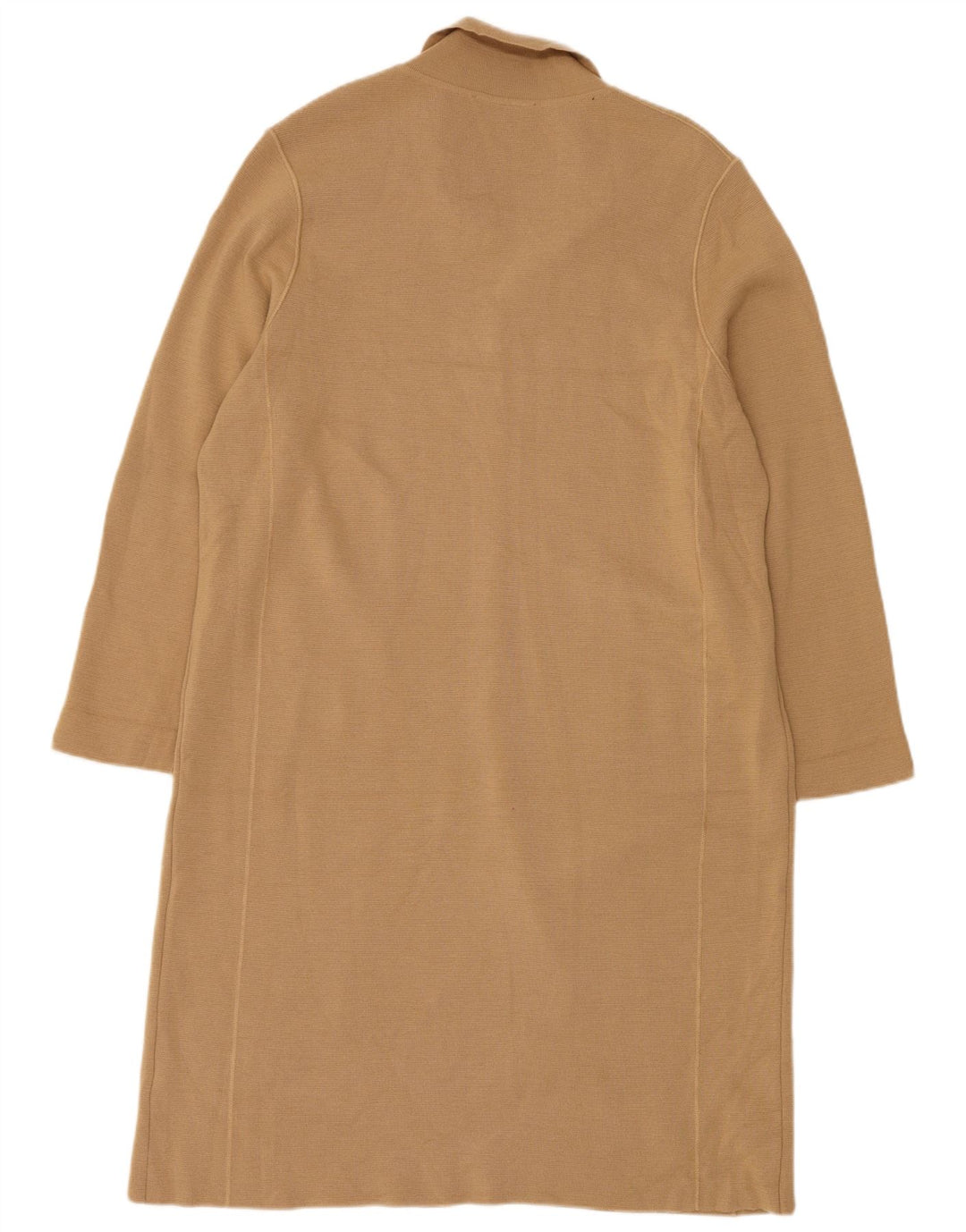 Suéter cardigã feminino Longline da Marks & Spencer Reino Unido 12 médio bege