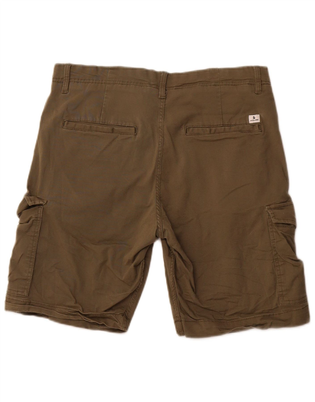 Shorts cargo masculino JACK & JONES W32 algodão cáqui médio