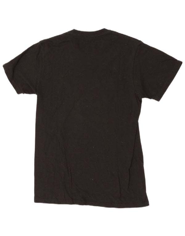 Hard Rock Cafe Feminino Praga Mens Fit UK 10 Pequeno Algodão Preto