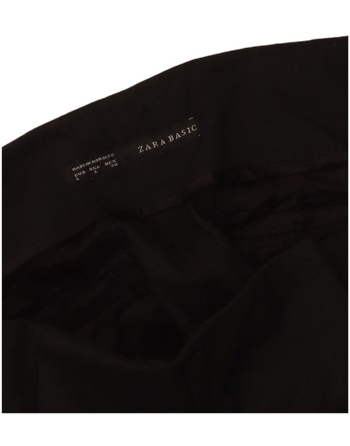 Zara Calça Chino Feminina Slim Grande W34 L30 Preta