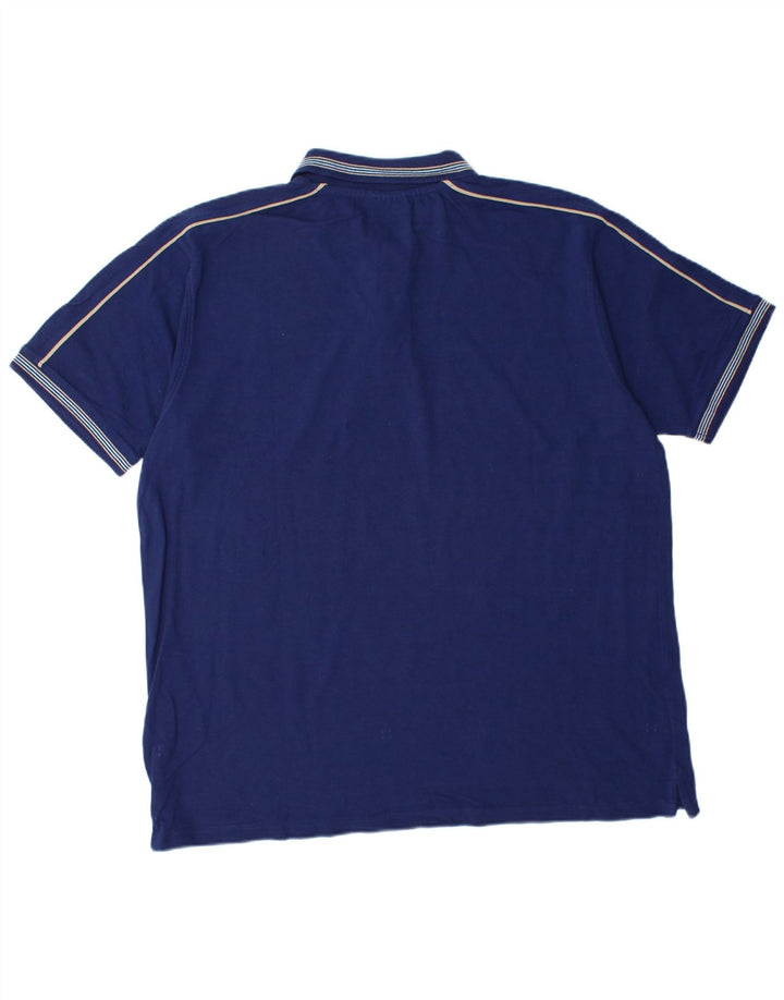 Camisa polo masculina LOTTO 2XL algodão azul