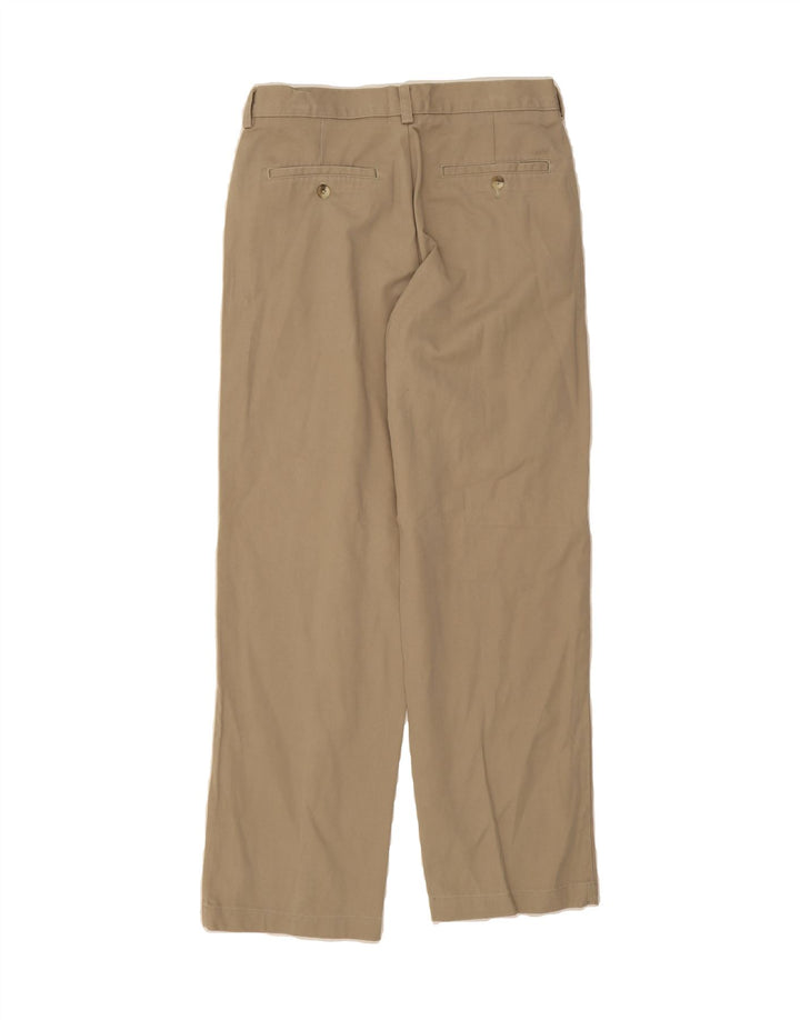 IZOD Mens Straight Chino Trousers W30 L30 Brown Cotton Vintage Izod and Second-Hand Izod from Messina Hembry 