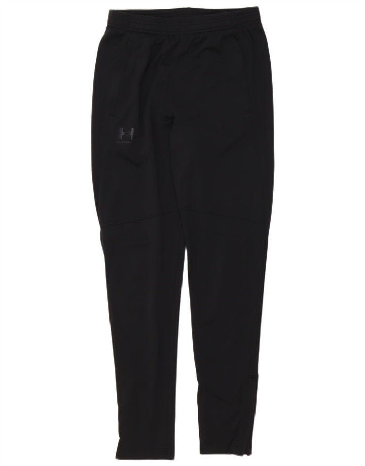 Calça de treino masculina Under Armour poliéster preto médio