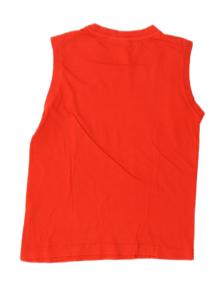 Puma Boys Graphic Vest Top 11-12 Anos Algodão Vermelho