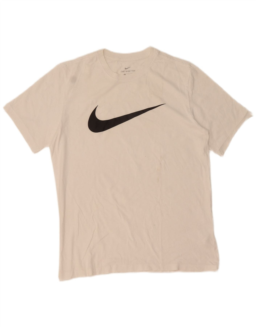 Camiseta Nike masculina gráfica Top médio algodão branco