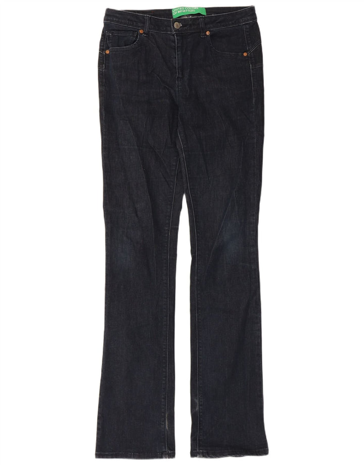 Calça Jeans Bootcut Feminina Benetton W30 L34 Azul Marinho