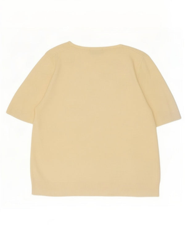 Blusa feminina Marks & Spencer UK 16 grande amarelo