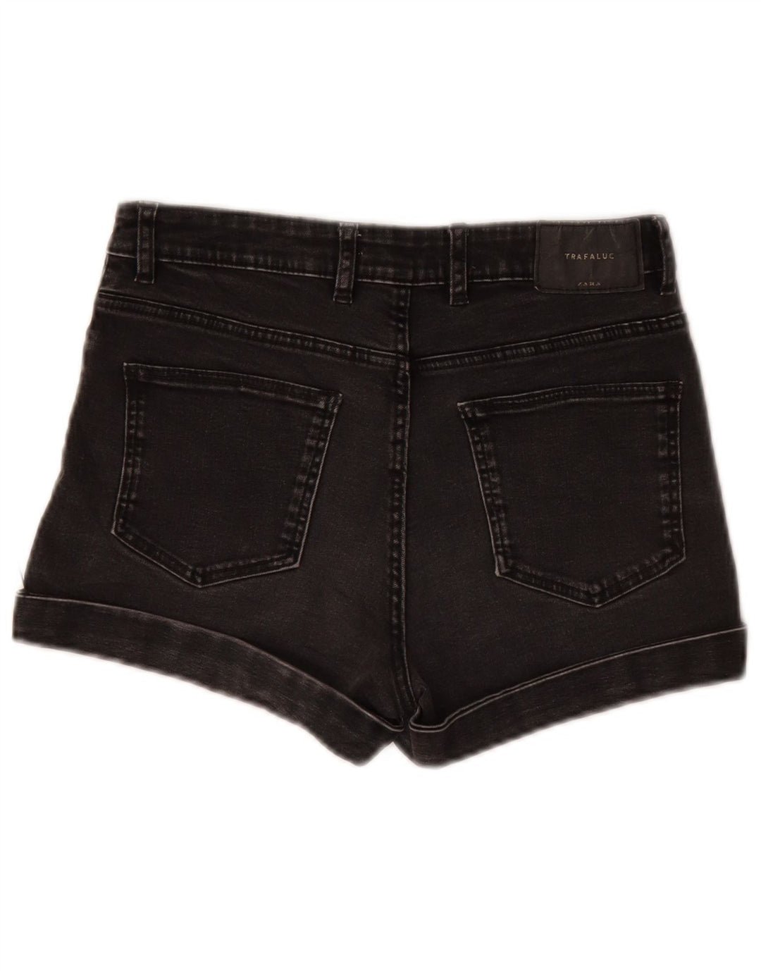 Shorts jeans feminino Zara EU 36 XS W26 preto