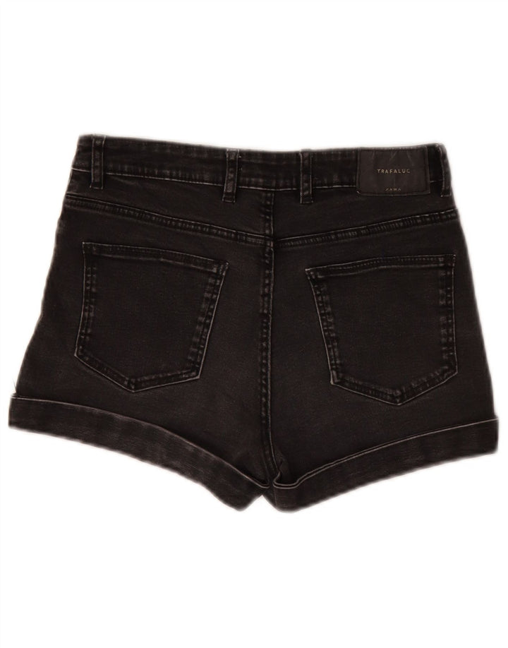 Shorts jeans feminino Zara EU 36 XS W26 preto