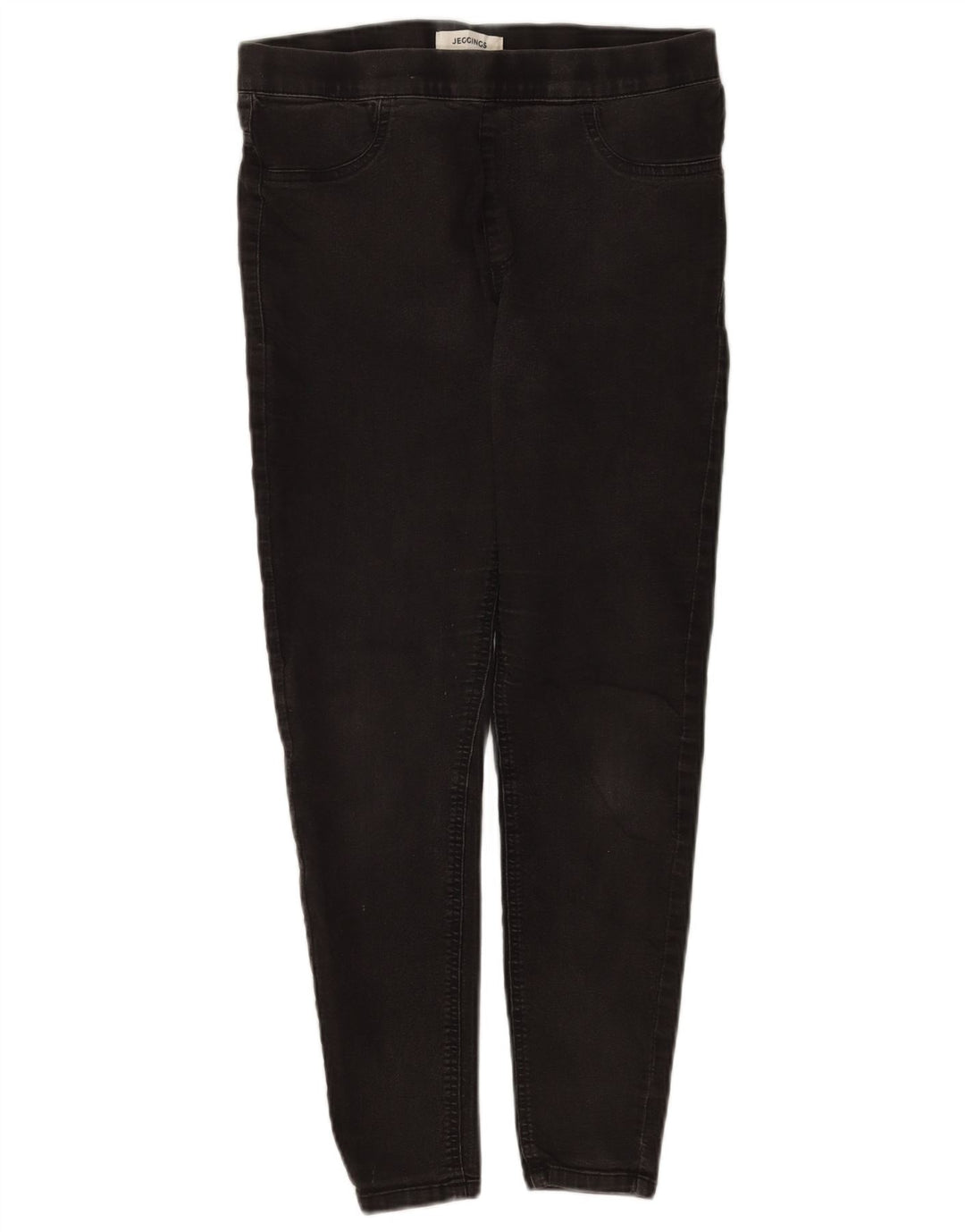 Calça jeans feminina Marks & Spencer UK 12 médio W30 L35 algodão preto
