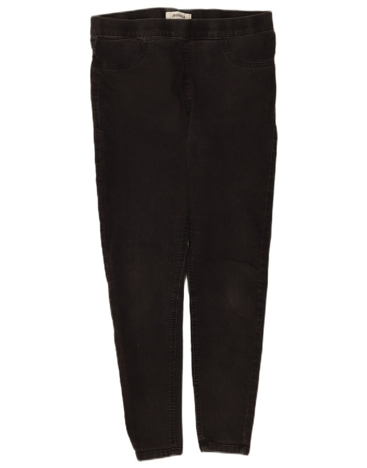 Calça jeans feminina Marks & Spencer UK 12 médio W30 L35 algodão preto