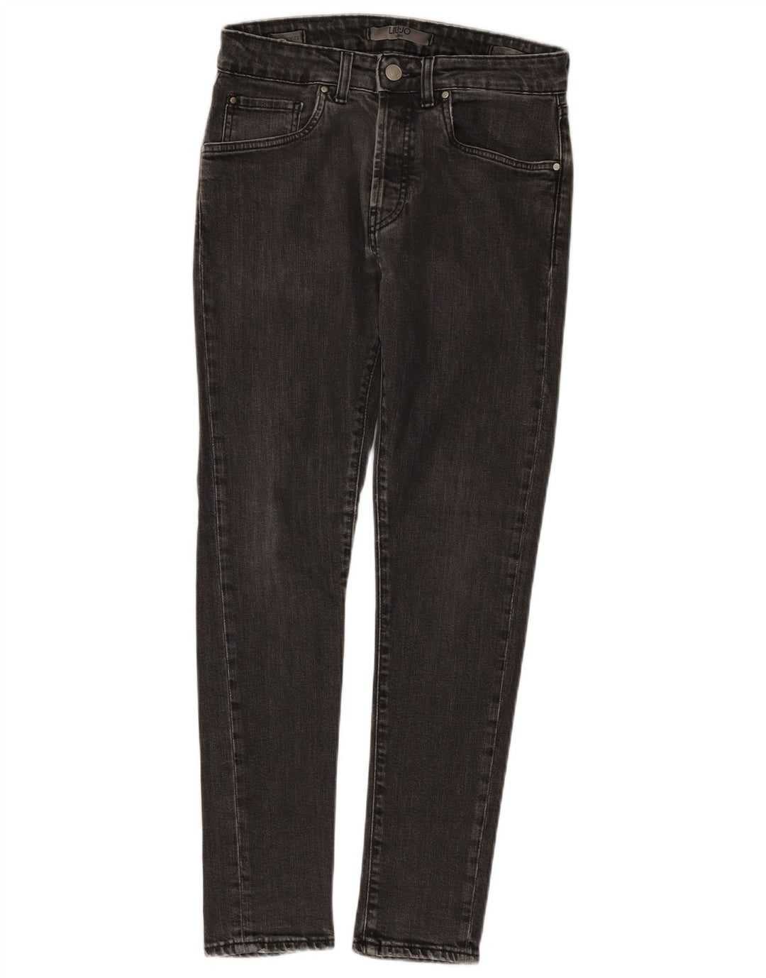 LIU JO Mens Jeans Skinny W30 L29 Algodão Cinza