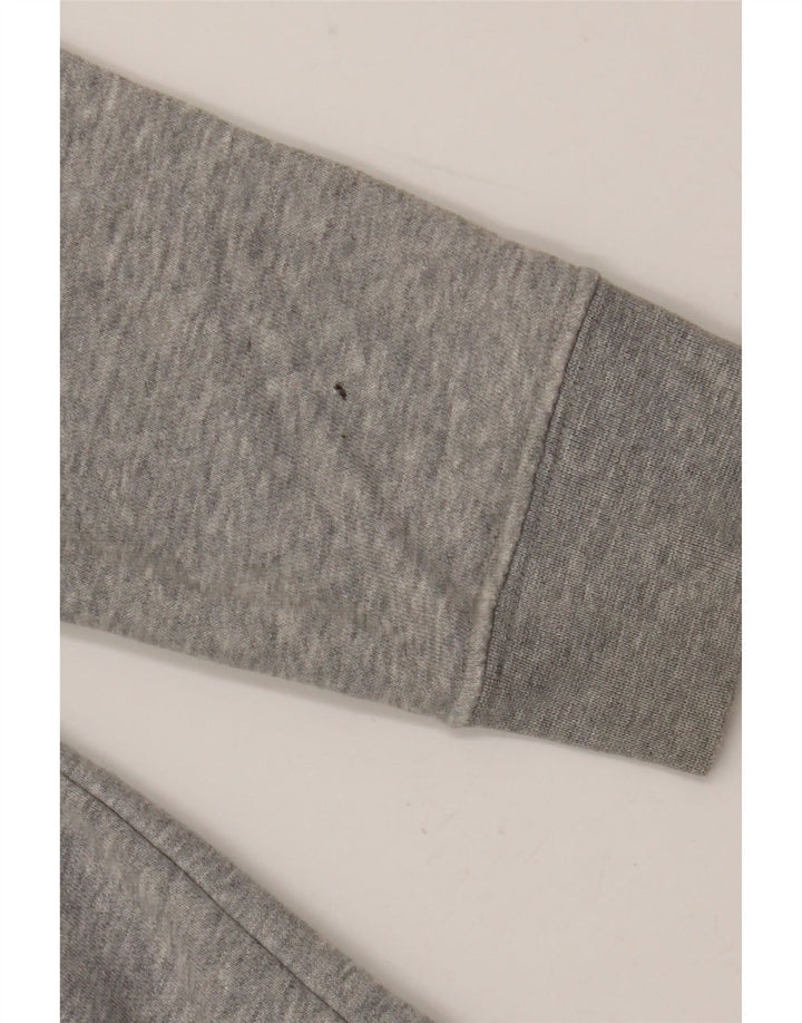 Nike feminino gráfico moletom jumper UK 14 médio cinza algodão