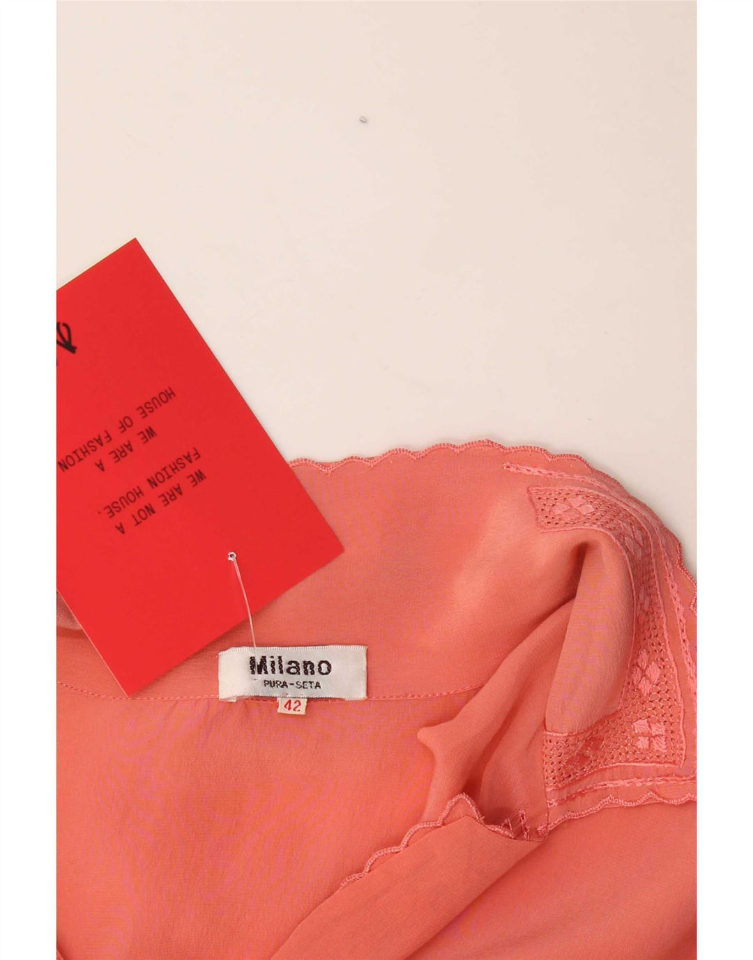 Blusa camisa feminina vintage EU 42 grande seda rosa