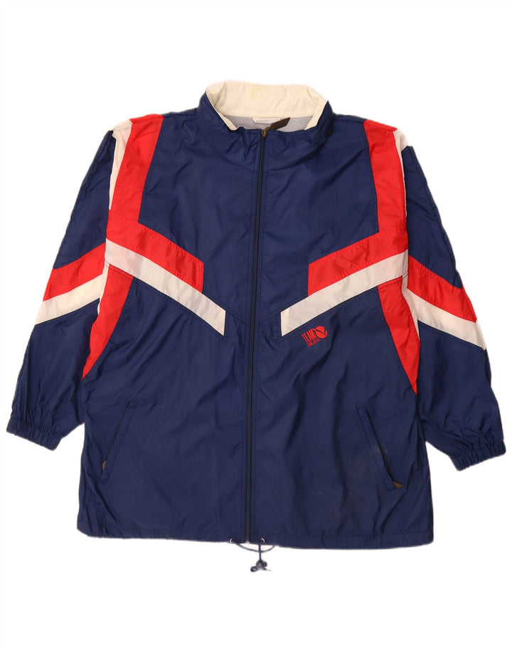 Jaqueta masculina de agasalho Alex Athletics XL azul marinho colorblock