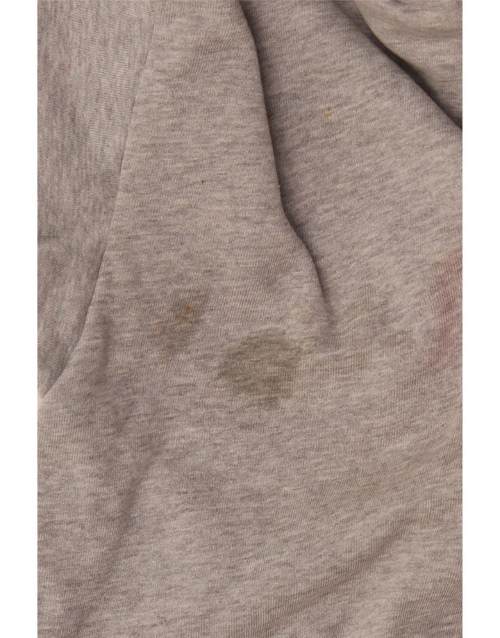 Diesel masculino gráfico moletom com capuz pequeno cinza