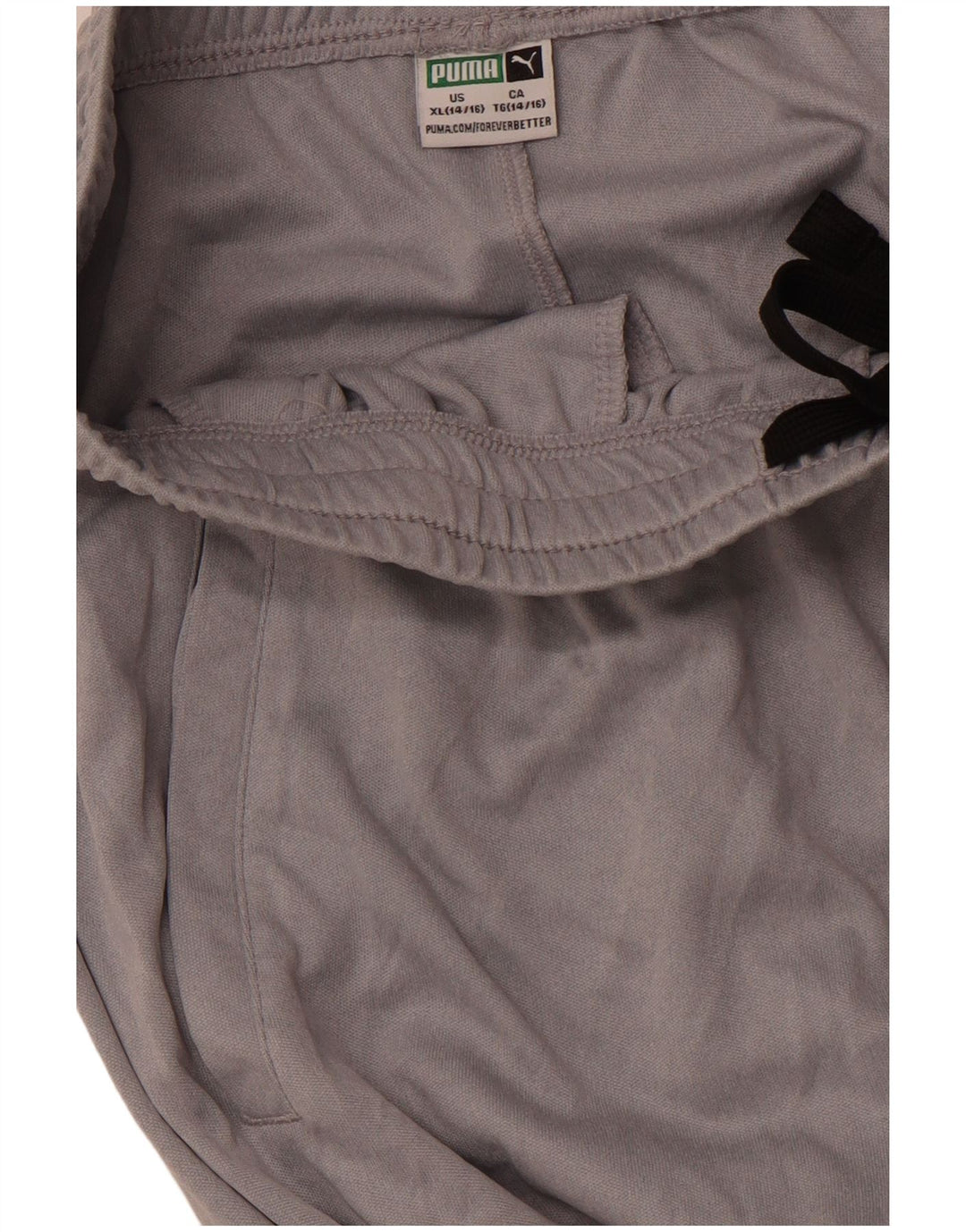 Shorts esportivos gráficos PUMA para meninos 13-14 anos XL cinza