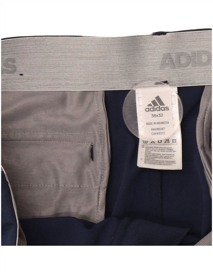 Calça Chino Reta Masculina ADIDAS W38 L32 Azul Marinho Nylon