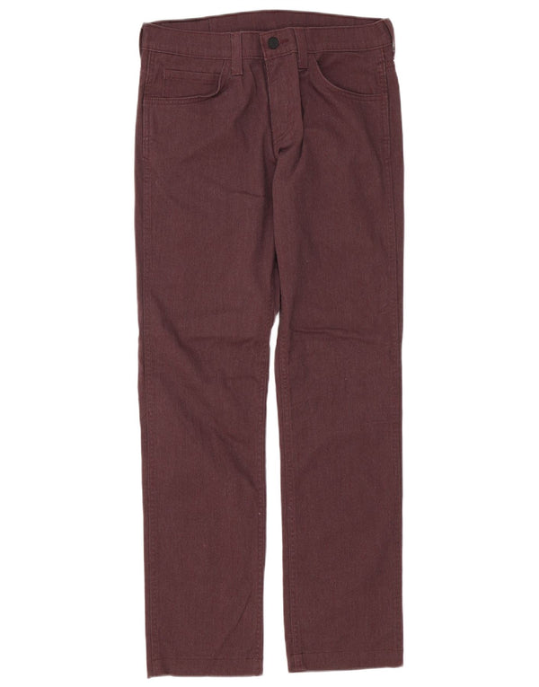 Levi's Masculino 511 Slim Jeans W30 L30 Borgonha Algodão
